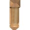 Ekena Millwork Traditional Arts and Crafts Rough Sawn Bracket w/ Offset Brace, Western Red Cedar, 6"W x 18"D x 18"H BKT0604X18X18TRA03RWR - alternate 4